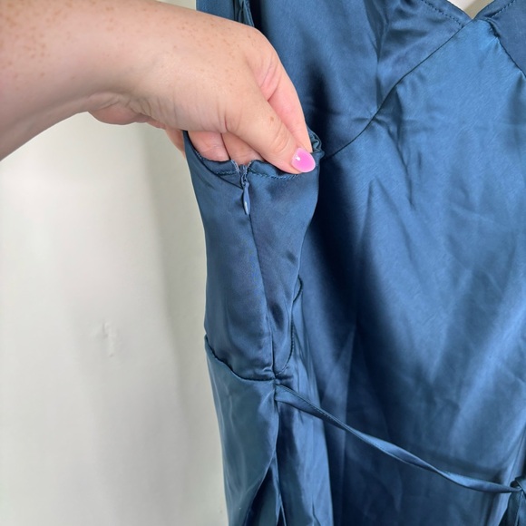 Princess Polly ATHENIA MINI DRESS NAVY Plus Size 20 - Picture 12 of 15